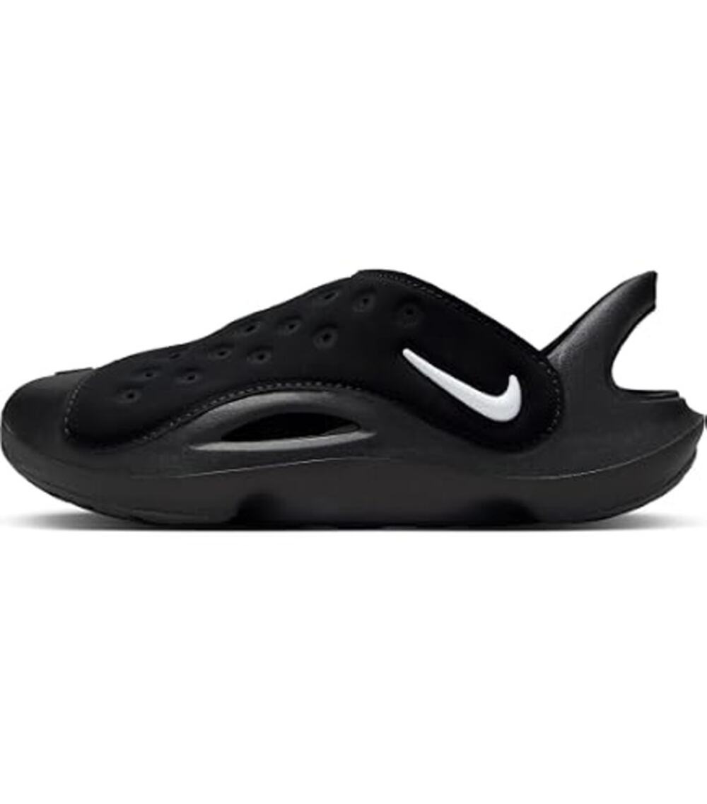 Nike Aqua Swoosh Younger Kids' Black Sandals Sz 13C